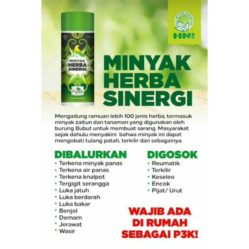 HNI Minyak Herba Sinergi