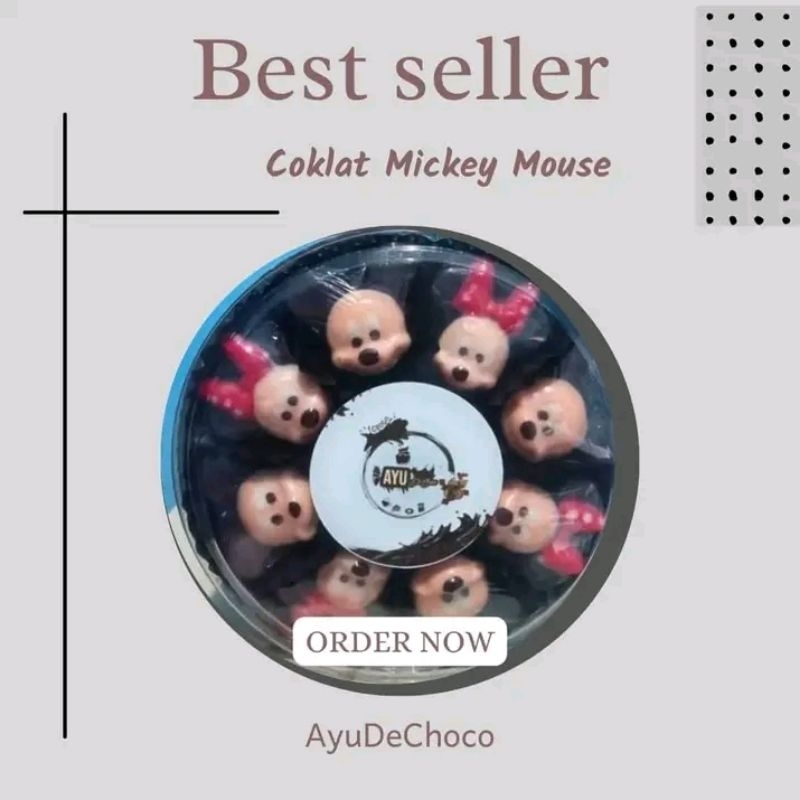 

coklat karakter mickey mouse coklat lebaran coklat natal coklat valentine