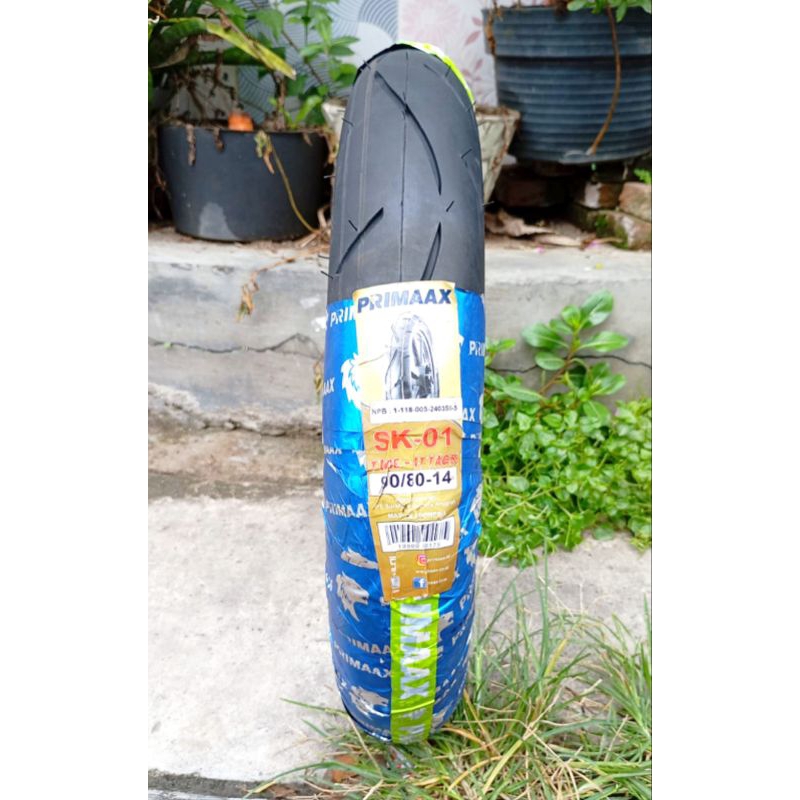 Ban Montor Primaax Sk01 90/80-14 Ban Donat ring 14 ban montor ring 14 r14 ban donat 90/80-14 ban met