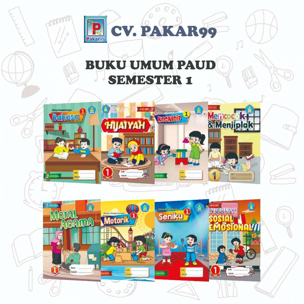 

BUKU PEMBELAJARAN UMUM PAUD SEMESTER 1 & 2 (USIA 3-4 TAHUN)