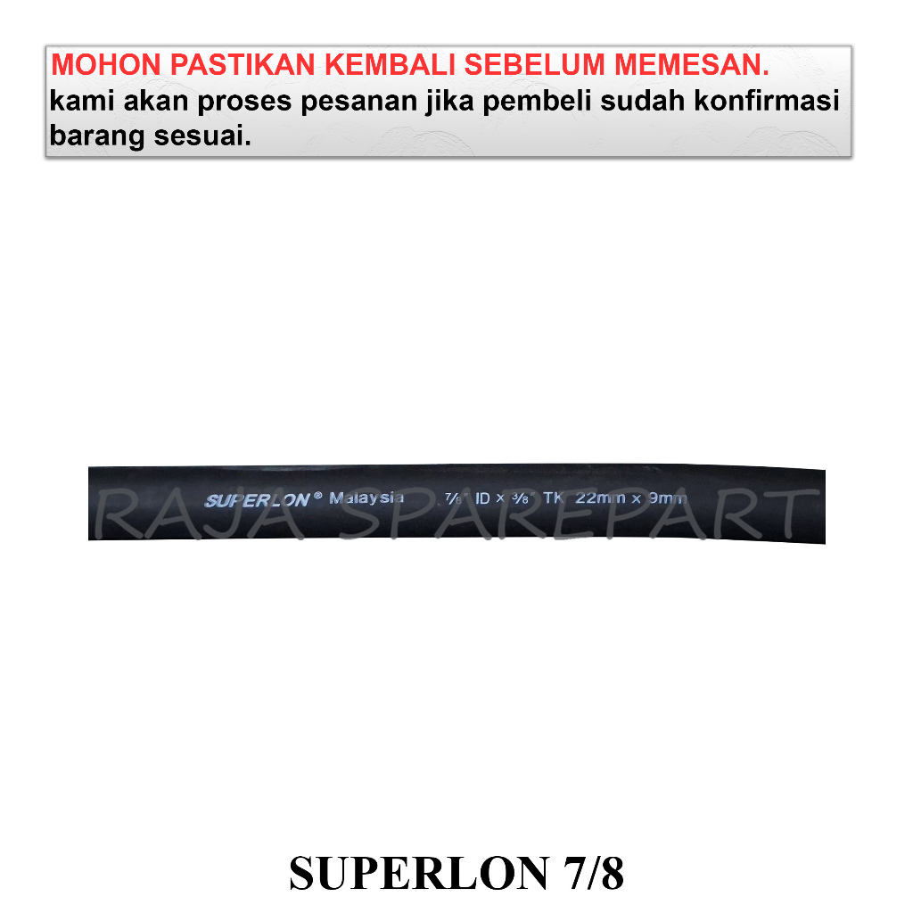 S7/8 SUPERLON/SUPERLON PEMBUNGKUS PIPA AC/SUPERLON 7/8