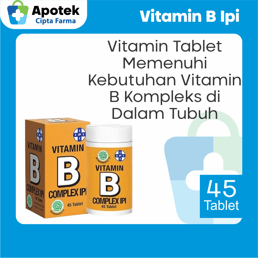 Vitamin B Complex Ipi Vitamin B Kompleks yang Bagus Vitamin B1 Vitamin B2 Nicotinamide Vitamin Keseh