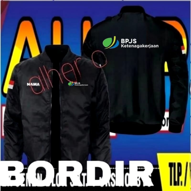 Jaket bordir BPJS ketenagakerjaan jaket BPJS ketenagakerjaan jaket bomber BPJS ketenagakerjaan jaket