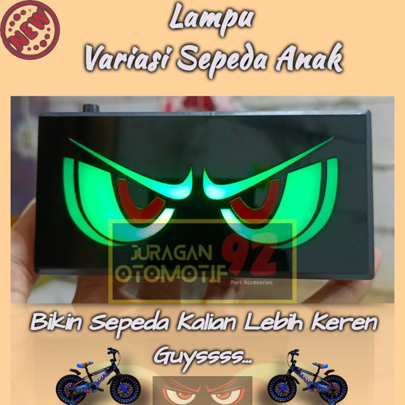 Aksesoris Lampu Sepeda/Lampu Variasi Mata/Lampu Variasi Sepeda Lipat
