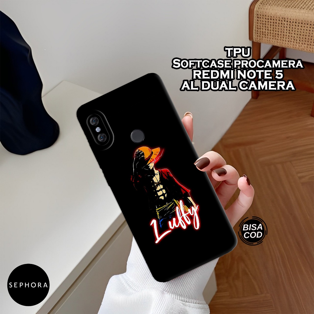 Case Xiaomi Redmi Note 5 Al Dual - Fashion Case  - Softcase Redmi Note 5 Al Dual - Case Pro Camera -