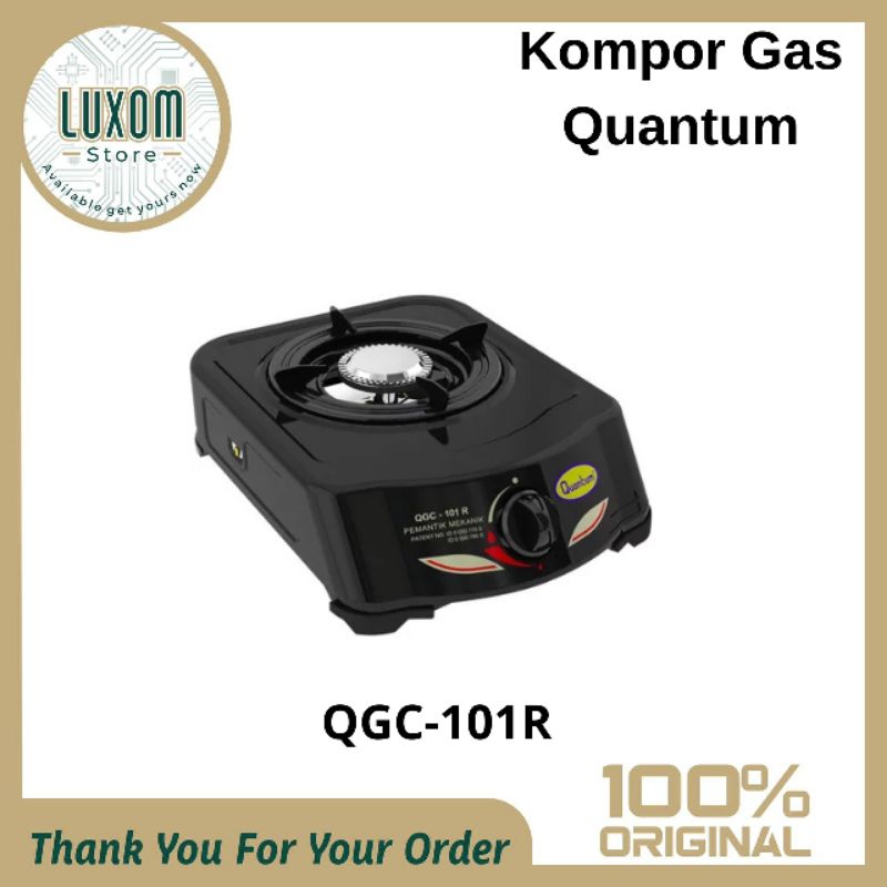 Kompor Gas Quantum QGC-101R/kompor gas 1 tungku/kompor gas Quantum/anak kostan/Quantum