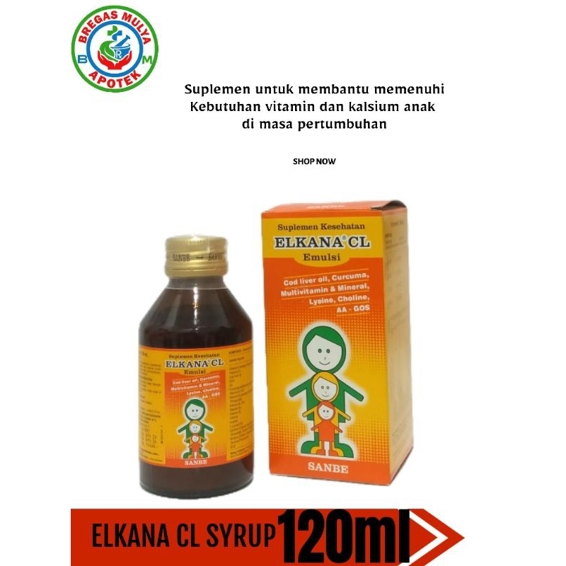 ELKANA CL SYR 120ml /VITAMIN UNTUK ANAK