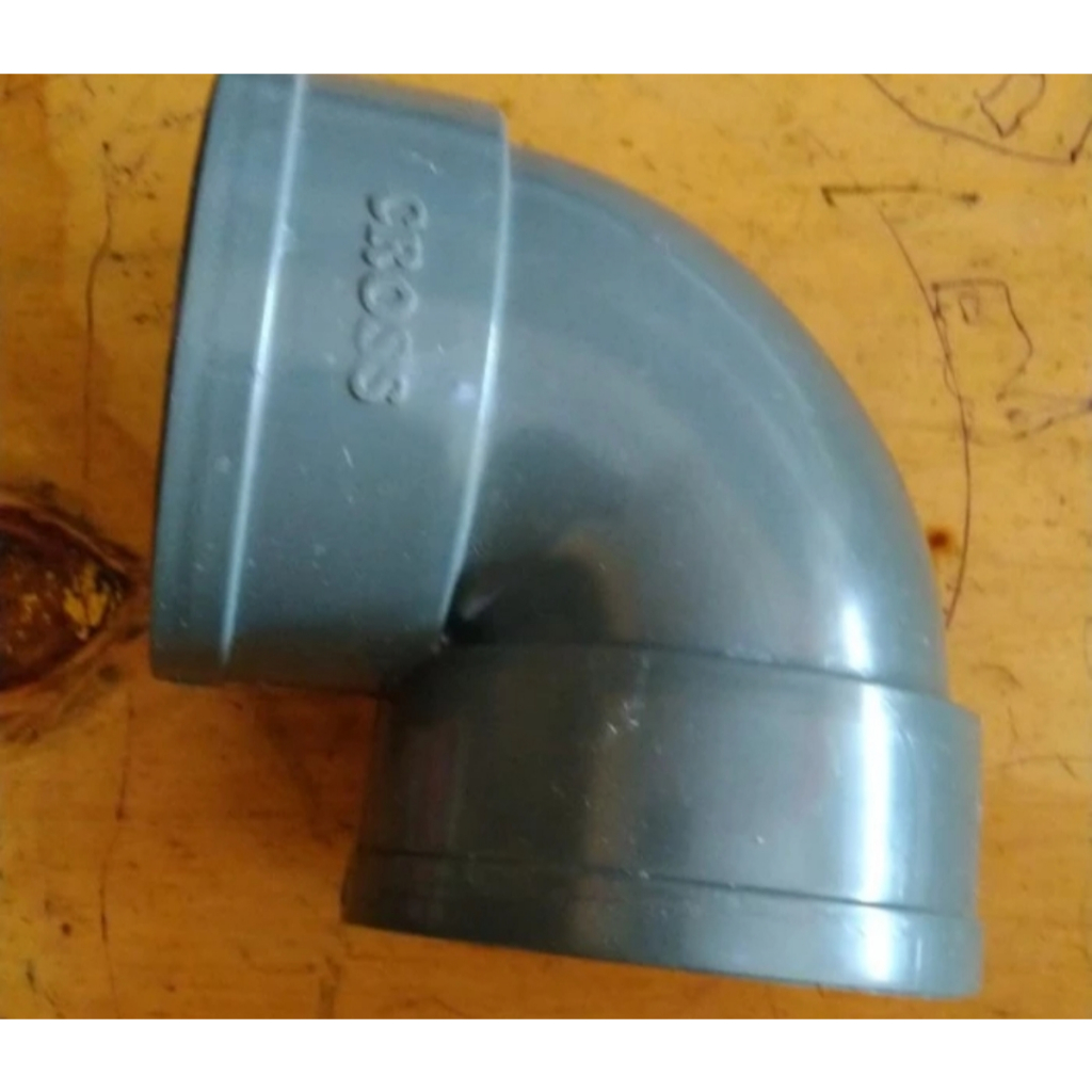 Keni Paralon 2 inch D Sambungan Paralon Bengkok 90 Derajat Keni Cross D