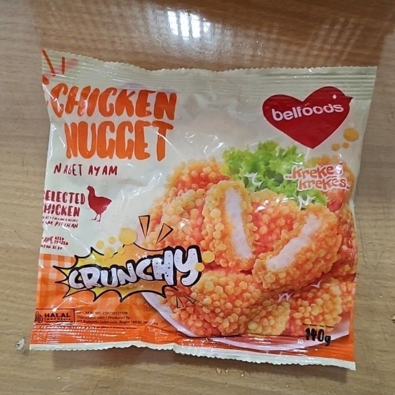 

BELFOODS nugget crunchy 140gr