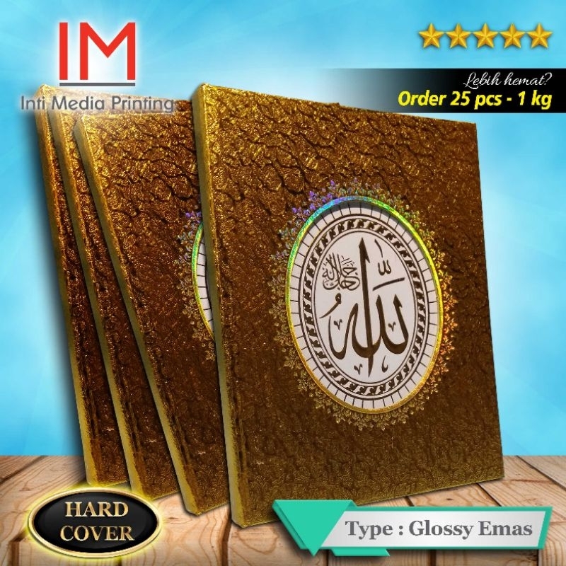 

Cover Yasin Glossy Emas / MQ Gold Murah READY