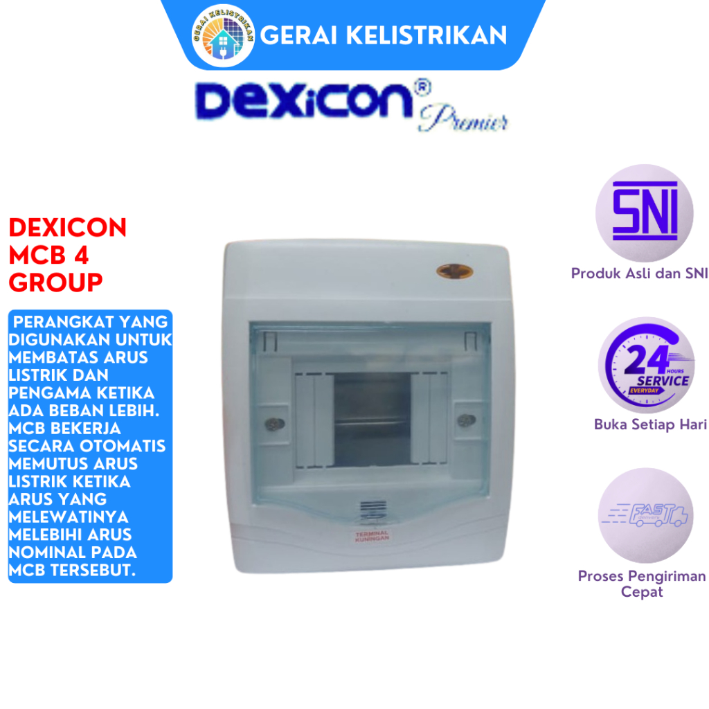 DEXICON MCB 4 GROUP MULTI FUNGSI