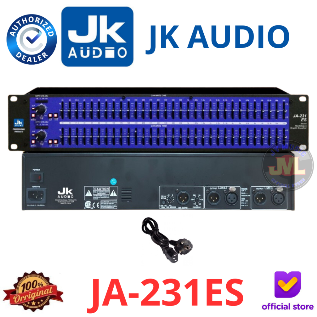 JK Audio JA231ES Graphic Equalizer JK Audio JA-231ES