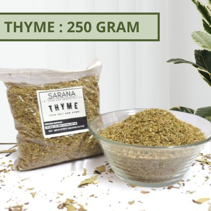 

Thyme Bubuk Kering Leaves Asli 250 Gram / Rempah Bubuk / Bumbu Dapur Bubuk Lengkap