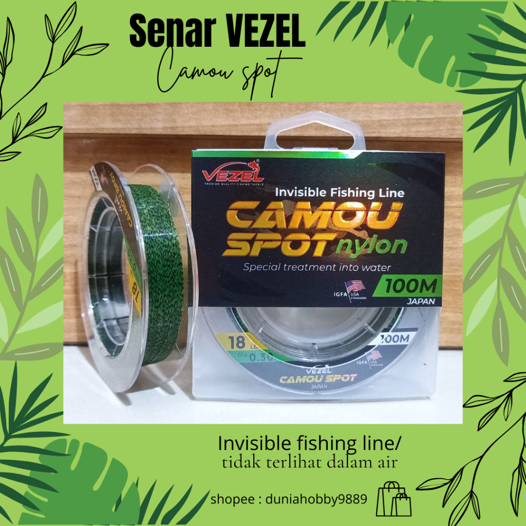 SENAR VEZEL CAMOU SPOT NYLON INVISIBLE