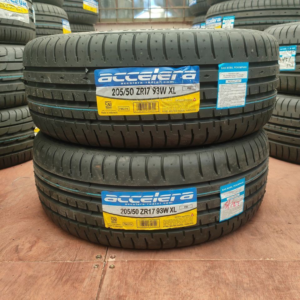 Ban mobil 205 50 r17 merk accelera ban tubles ring 17