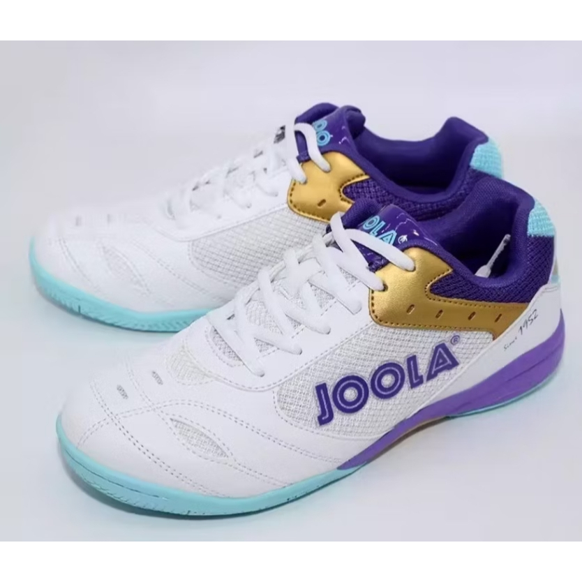 Best Sale Sepatu Joola/ Sepatu Tennis Meja/Badminton/ Voli Warna Putih Ungu Original