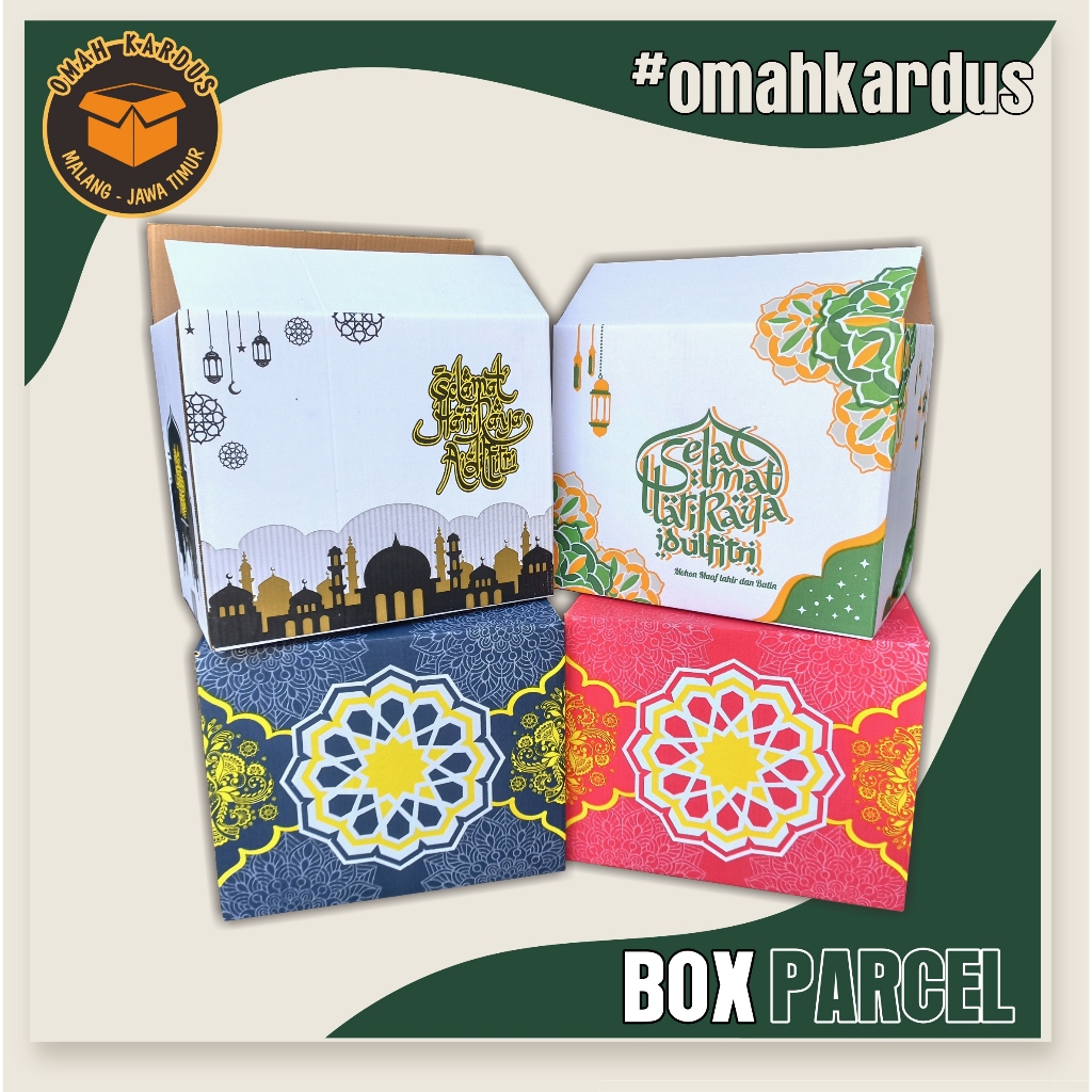 

Box Parcel 40x25x33 cm KARDUS PARCEL LEBARAN IDUL FITRI / KARDUS SEMBAKO
