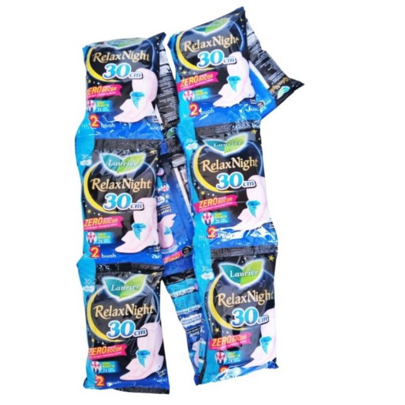PEMBALUT LAURIER RELAX NIGHT 1 RENCENG ISI 10 SACHET