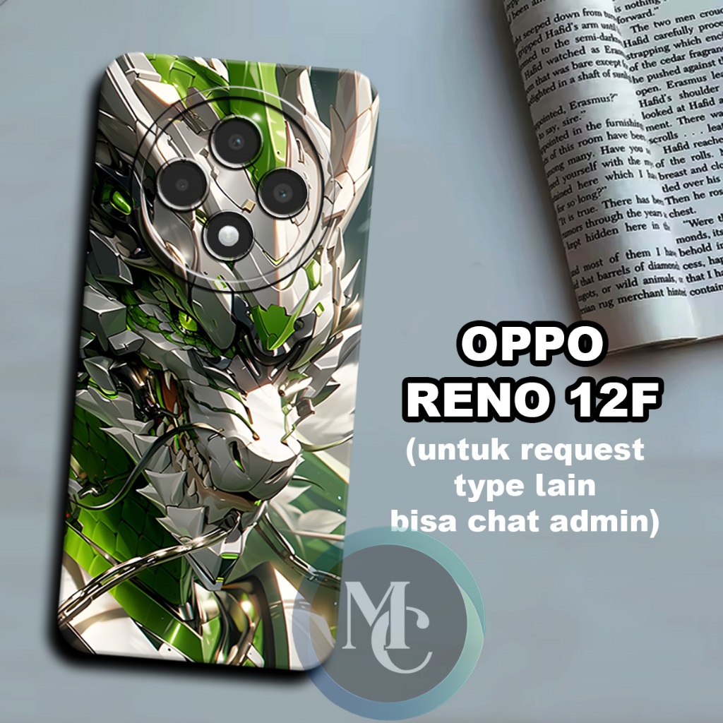 CC36/ Softcase karet lentur untuk OPPO Reno 12F/Motif gundam/case OPPO Reno 12F /kesing OPPO Reno 12