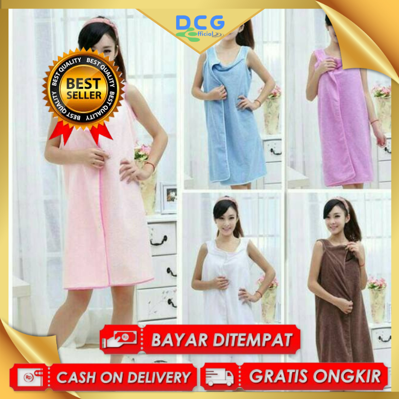 Handuk Baju Motif Dewasa/Wearable Towel/Handuk Multifungsi Kimono