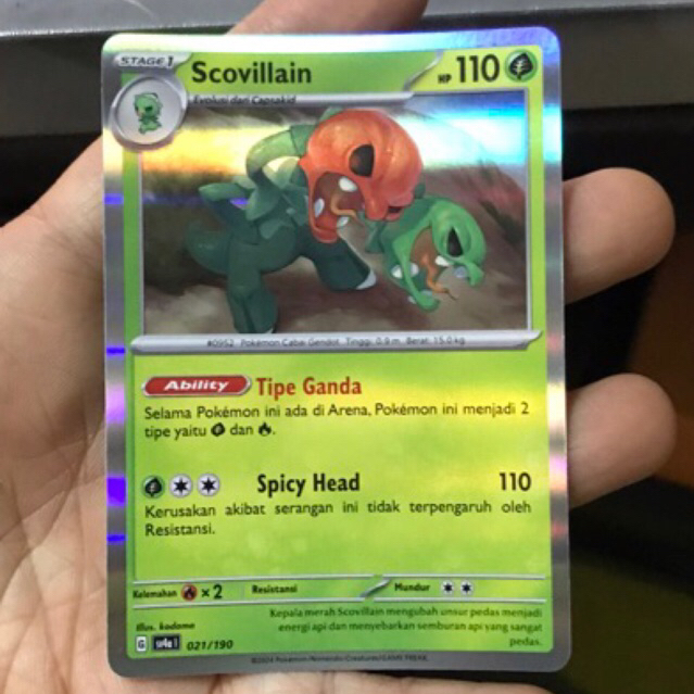 SCOVILLAIN KARTU POKEMON SV4a