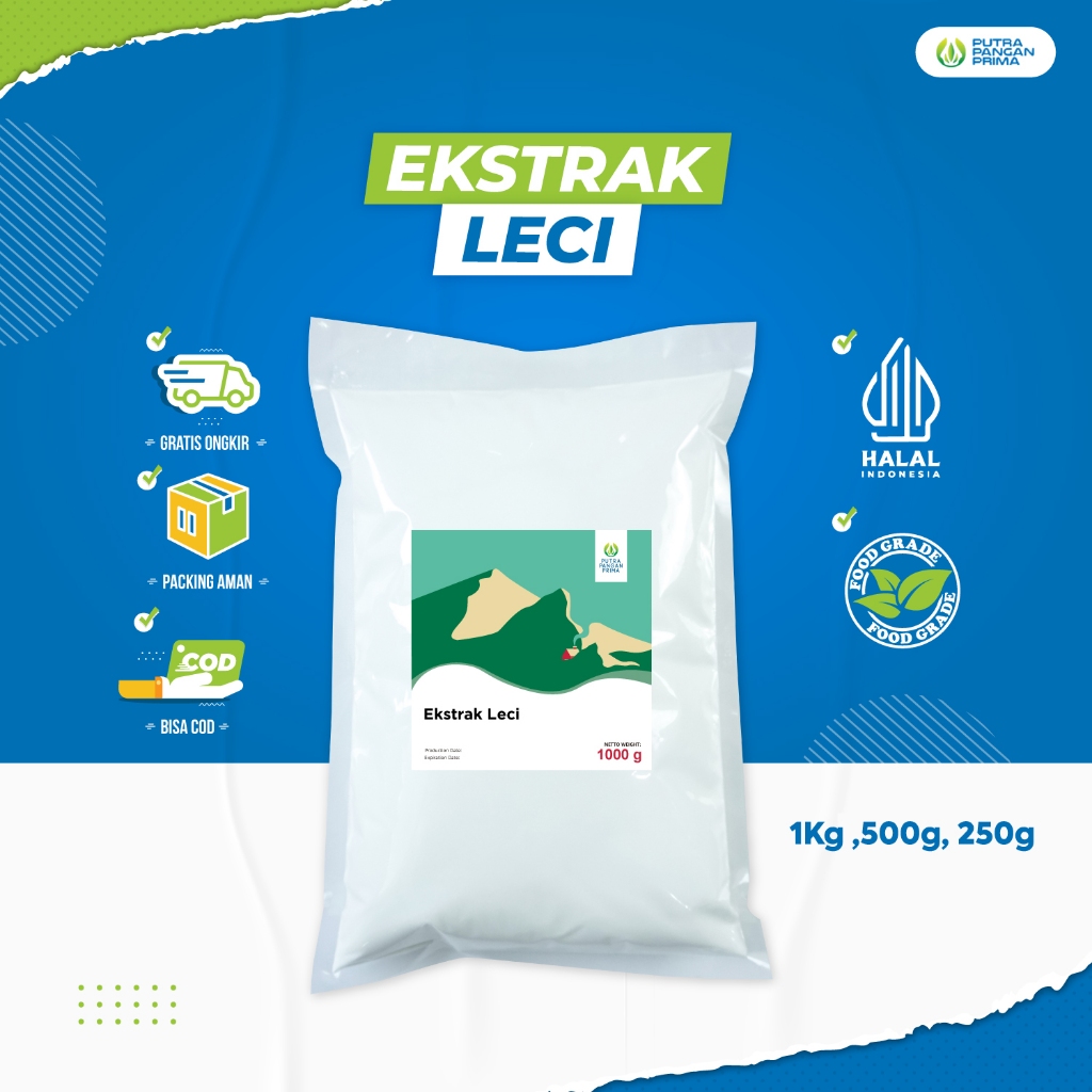 

Bubuk Ekstrak Leci Lychee Extract Powder 250gr 500gr 1kg