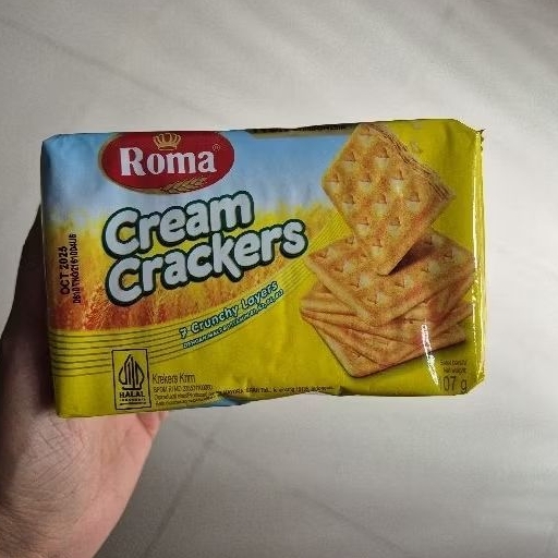 

Roma biskuit cream crackers kreker 107gr