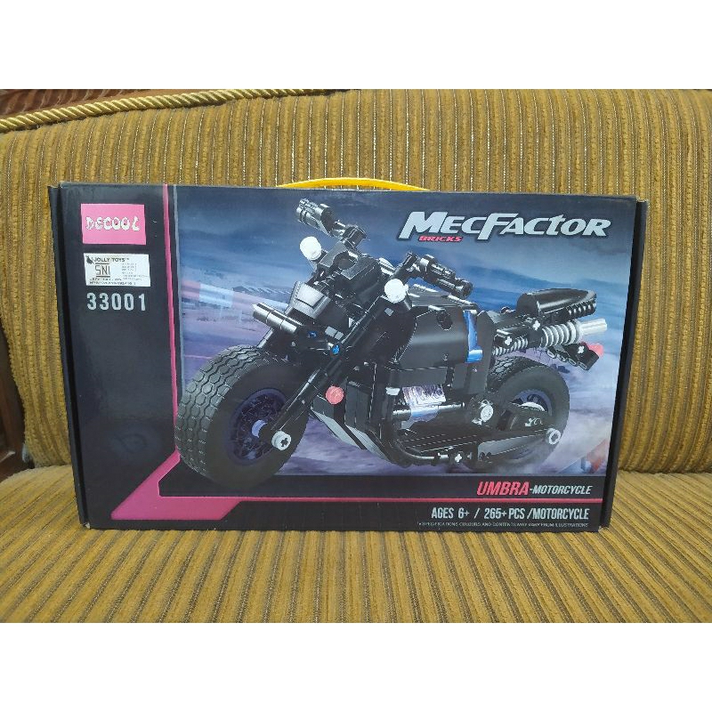 Mainan Balok Susun Mac Factor Umbra Motorcycle Decool Bricks