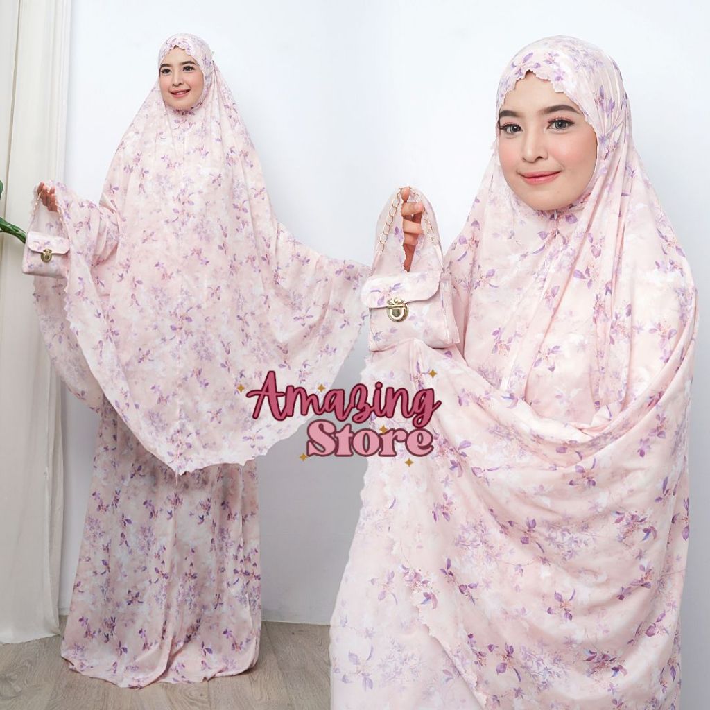 Mukena Traveling / Mukena Traveling Dewasa / Mukena Traveling Motif