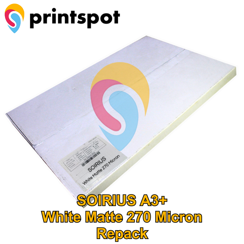 

Synthetic Paper White Matte CSD Soirius A3+ 270 Micron - Repack