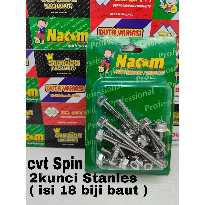 BAUT CVT SPIN  ( TIDAK TERMASUK BAUT FILTER OLI )"dutavariasi1970