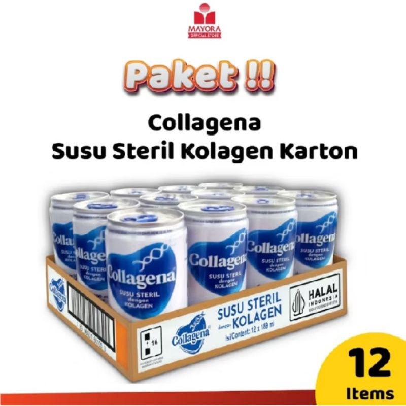 

Mayora Paket Collagen Susu Steril Kolagen Karton 12pcs