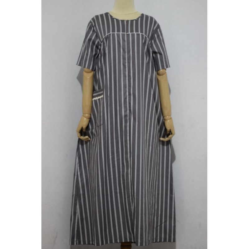 Daster Homedress Katun Jepang ORI Tokai motif Salur