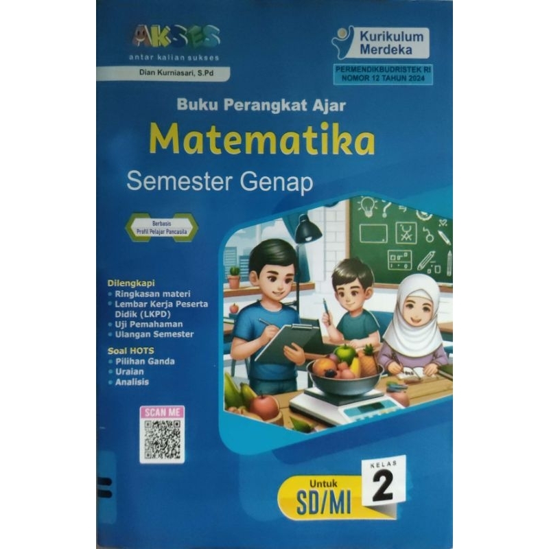 Lks Akses  Matematika Kelas 2 sd Semester 2