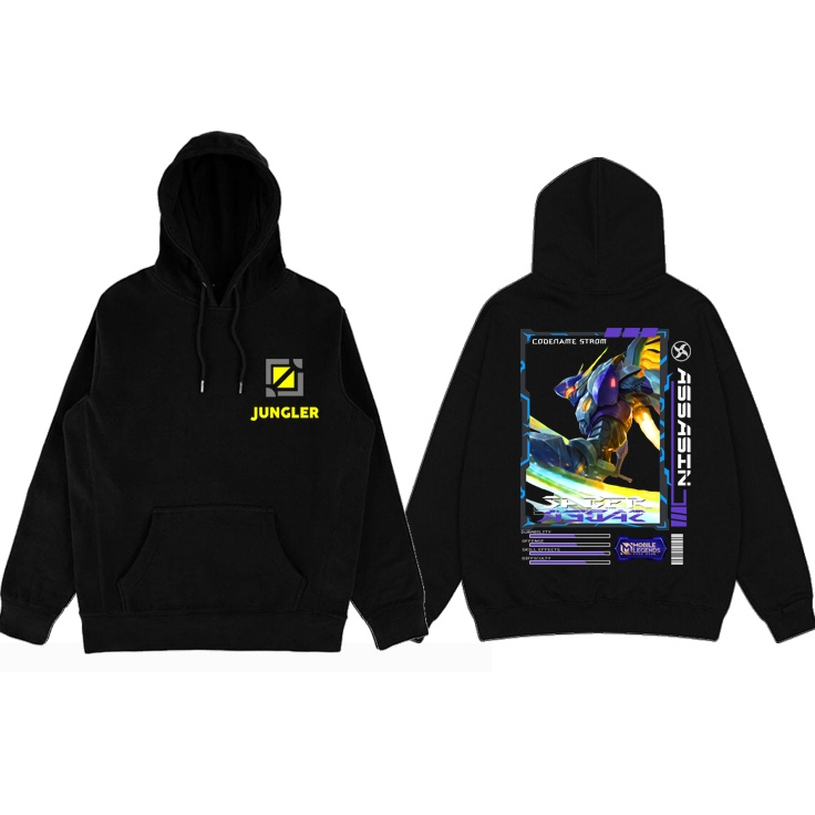 Sweater Hoodie Mobile Legend Anak Dan Dewasa Hero Saber Assassin Full Skin Terbaru Hoodie Gaming Mlb