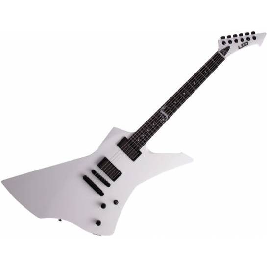 LTD-LSNAKEBYTESW ESP LTD Snakebyte James Hetfield Signature Guitar, Snow White Finish