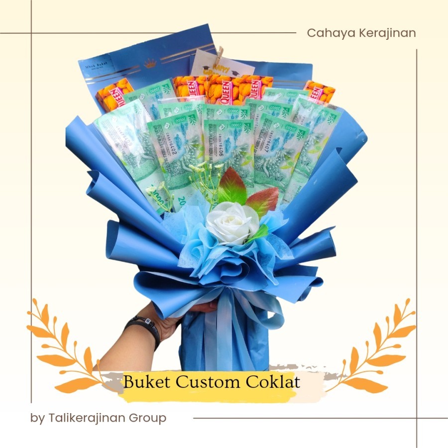 

BUKET COKLAT CUSTOM TOPPER CUSTOM FREE GIFTCARD BUKET KADO ULANG TAHUN KADO GURU BISA KIRIM INSTAN