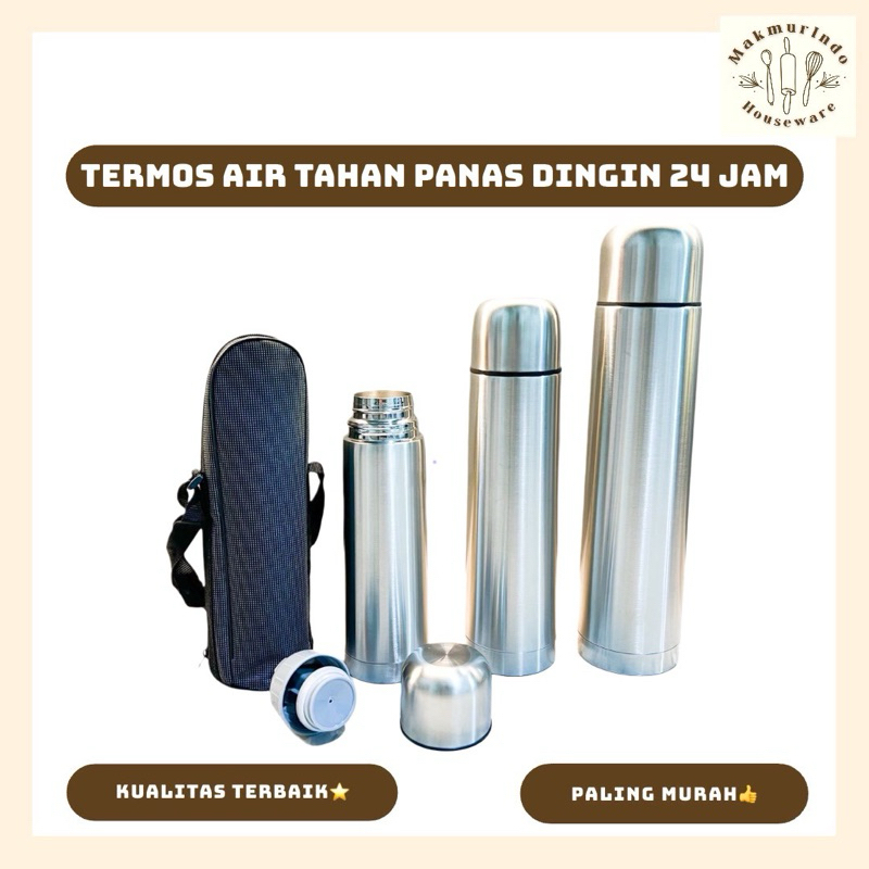 Termos Air Stainless Tahan Panas Dingin 24 Jam