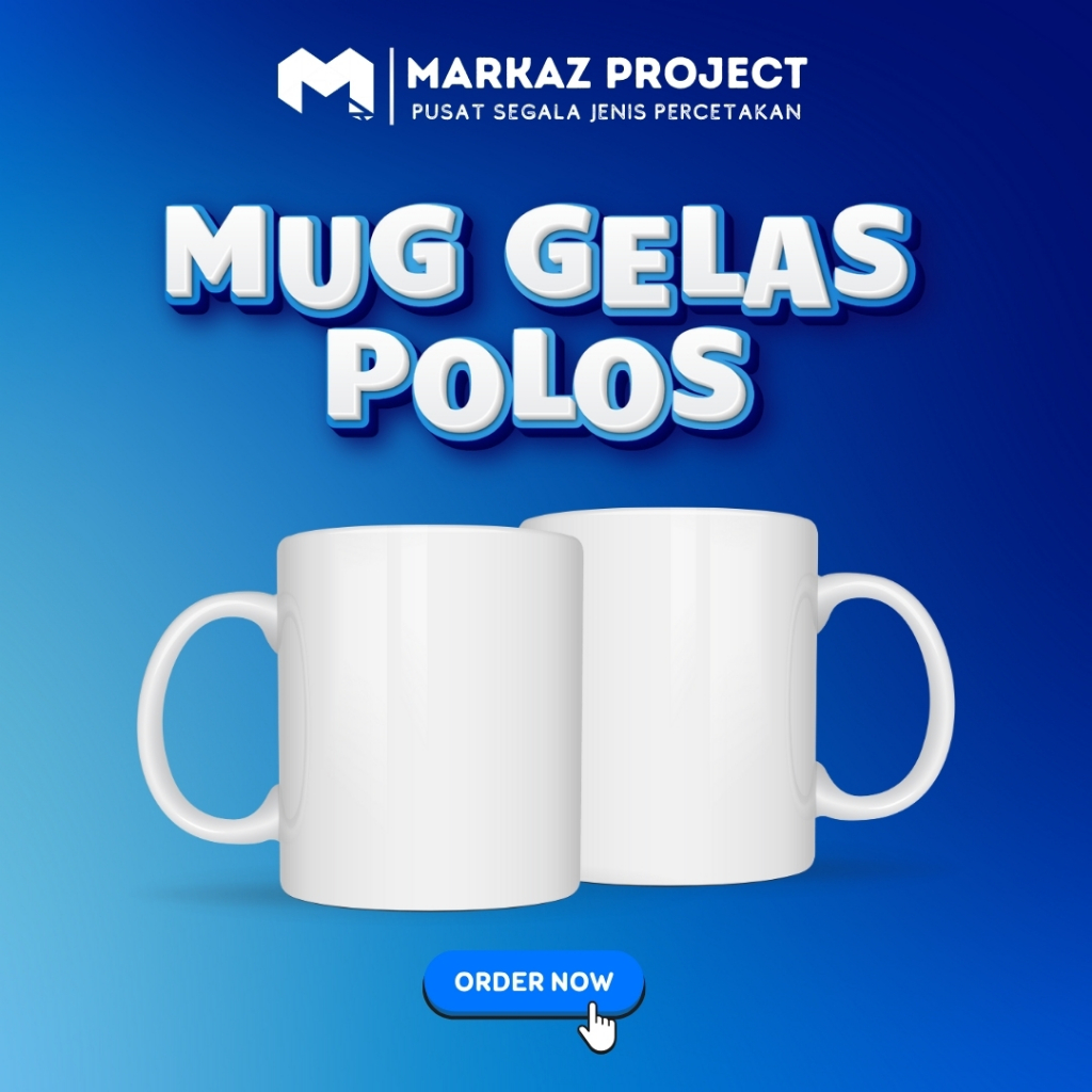 MUG POLOS COATING BAHAN KERAMIK / MUG COATING PUTIH SABLON LOKAL SiAP BUAT CETAK MUG CUSTOM