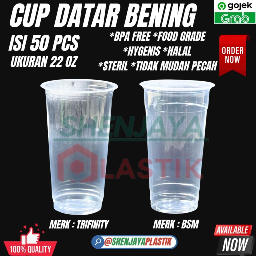 CUP DATAR,CUP OVAL CUP ES,CUP BOBA ISI 1000PCS/BALL