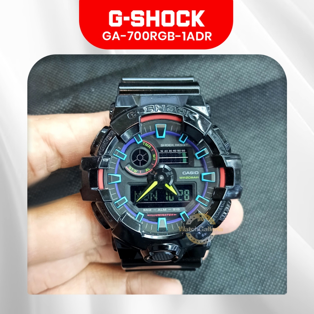 Casio G-Shock GA-700RGB-1ADR/GA-700RGB-1ADR/GA-700RGb Original