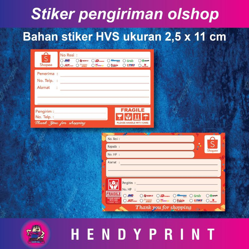 

STIKER PENGIRIMAN - STIKER THANKYOU - STIKER FRAGIL - LABEL PENGIRIMAN Shopee (ISI 100 PCS)