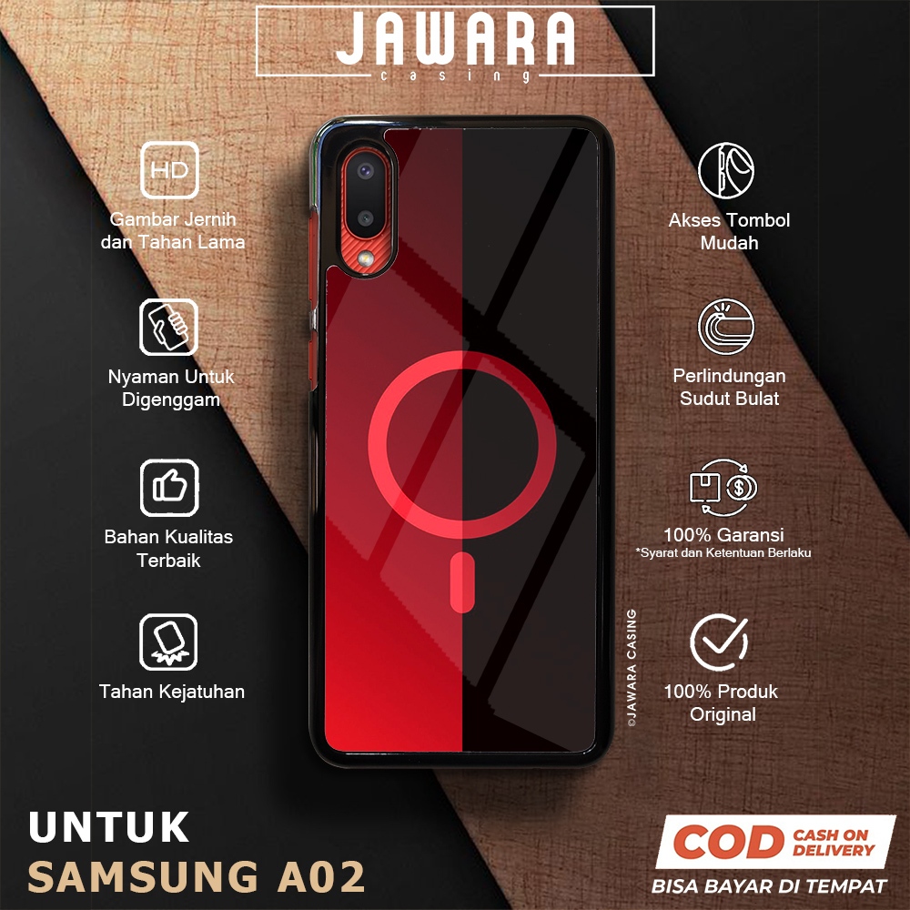 Case Samsung A02 Casing Samsung A02 [MAGS] Premium Case Glossy Case Hp Samsung Jawara Casing Hp Sams