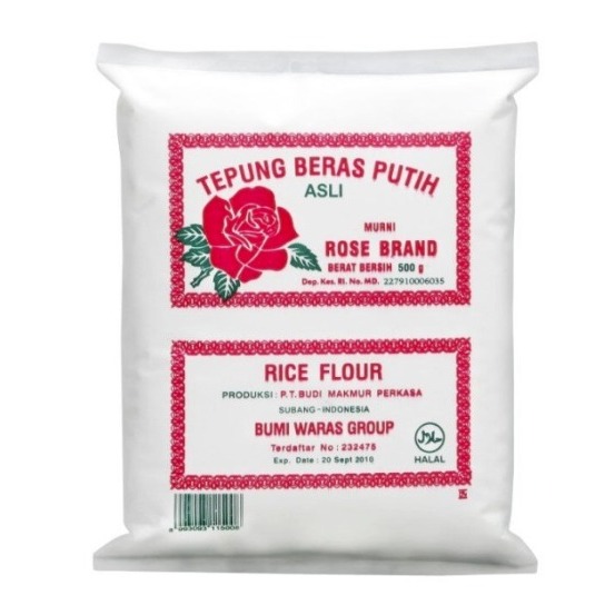 

Tepung BERAS Putih Rose Brand 500gr