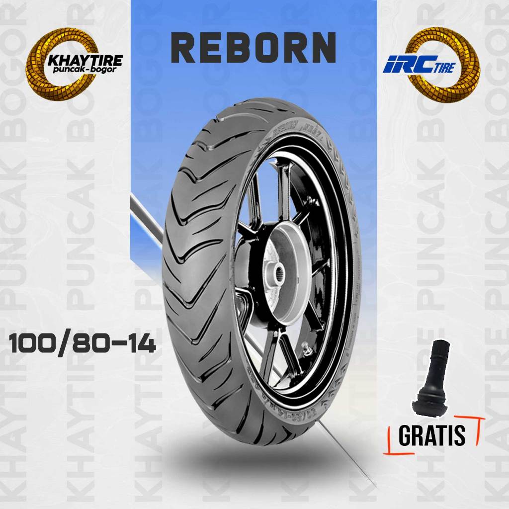 Ban Tubles Motor Matic IRC REBORN 100/80-14