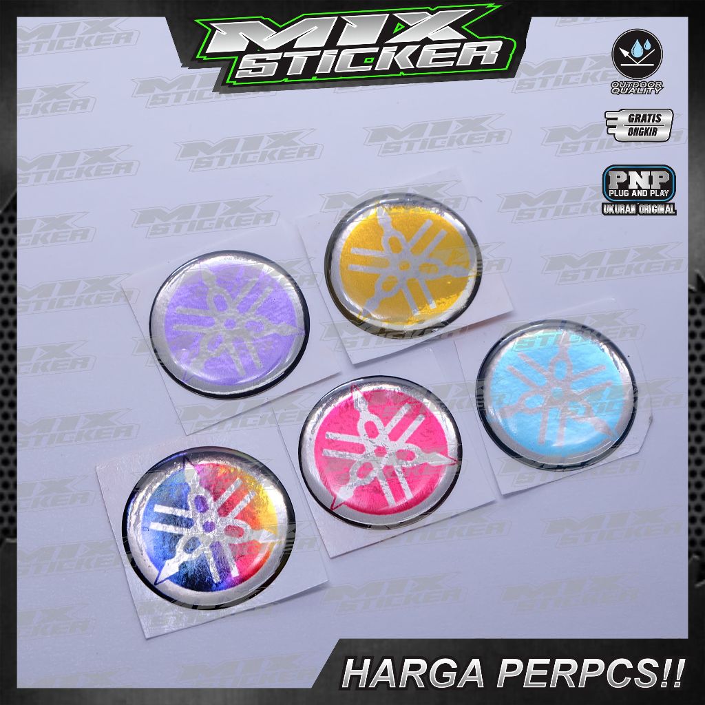 emblem timbul garputala mio / emblem garputala mio smile / emblem garputala yamaha titanium