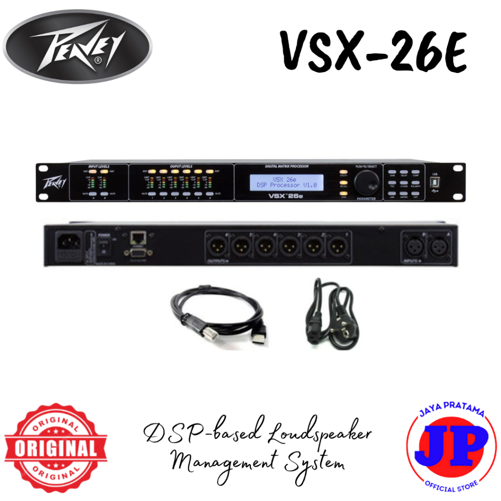 Peavey VSX26E DSP-based Loudspeaker Management System Original DLMS VSX-26E