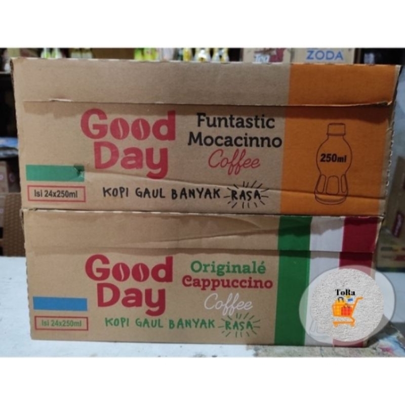 

KOPI GOOD DAY BOTOL 250ml 1 dus isi 24 BOTOL