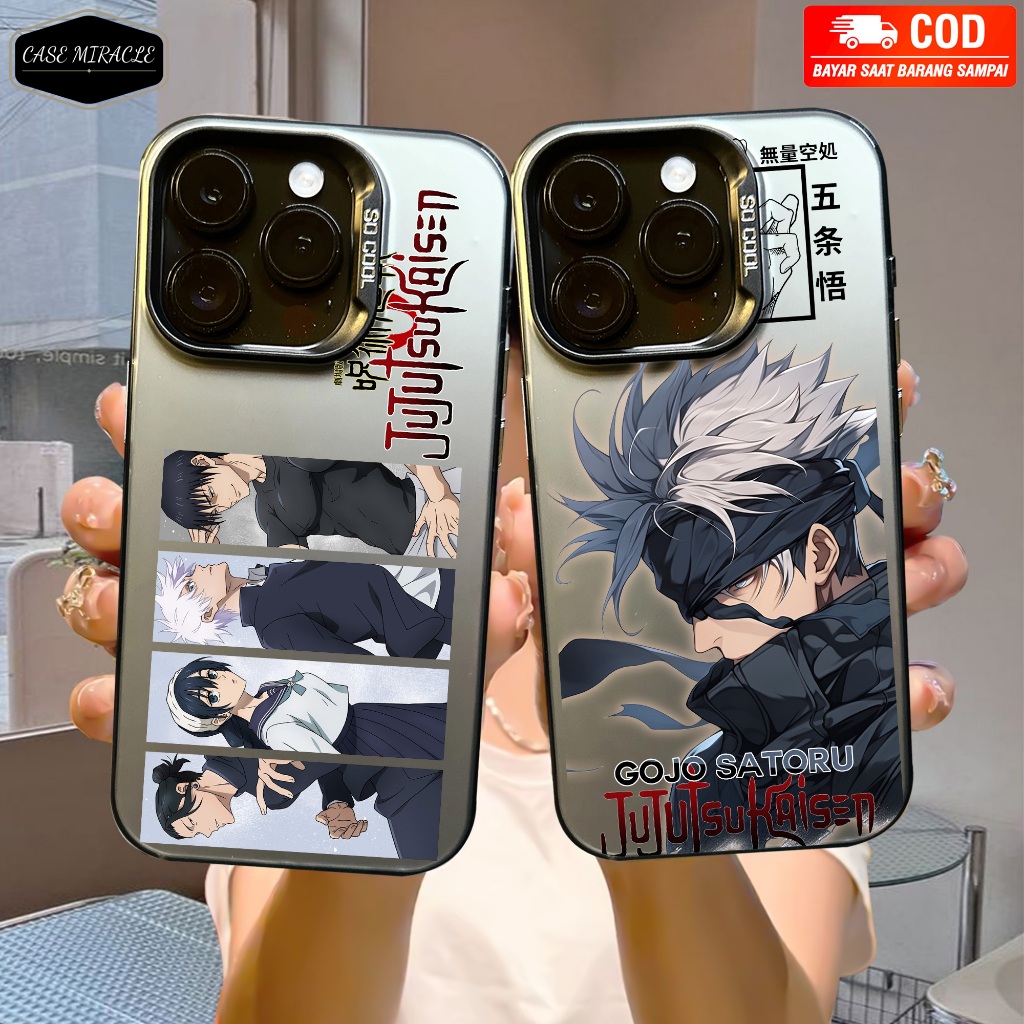 

CASE REALME C67 / C63 / C65 / C55 / C53 / C30 / C33 / C15 / C20 / C12 / C31 / C35 SO COOL HOLOGRAM PREMIUM MATTE - Motif GOJO JUTSU - softcase HYBRID IMD PLATE HOLOGRAM Cowo - Casing Glossy