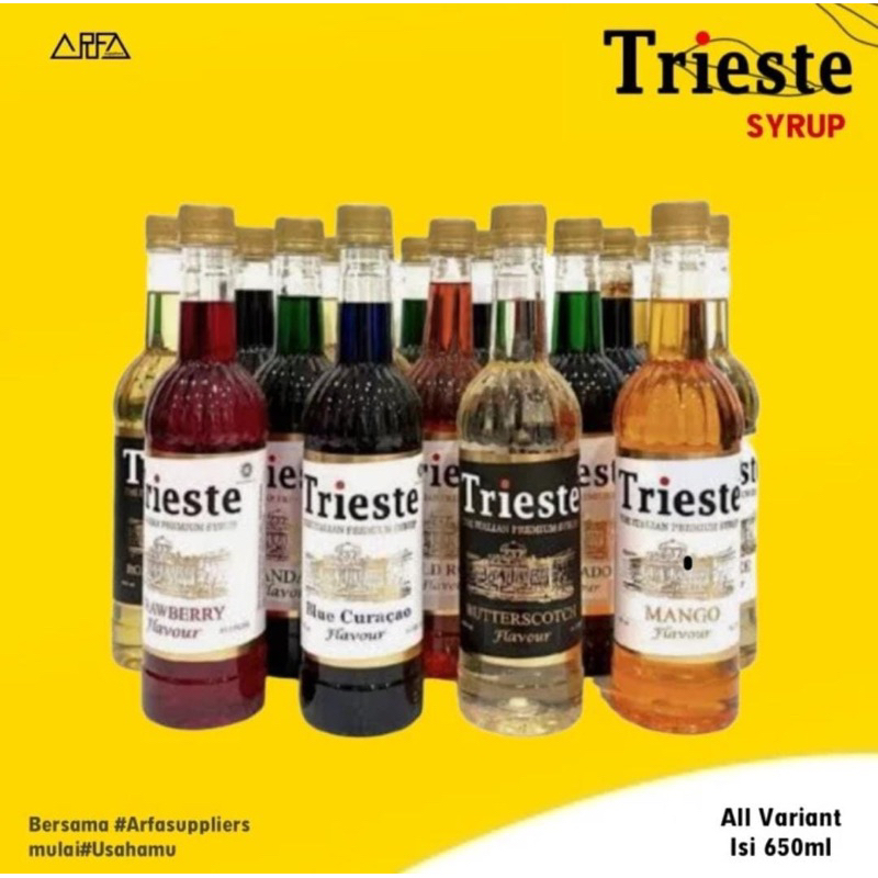 

trieste syrup